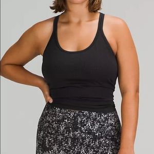 LULU LEMON Ebb to Street Tank Top- black